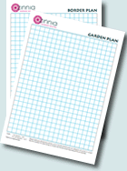 blank garden plan